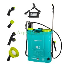 Акумулаторна пръскачка с обем 16 литра - 12V 8Ah + ръчно пръскане