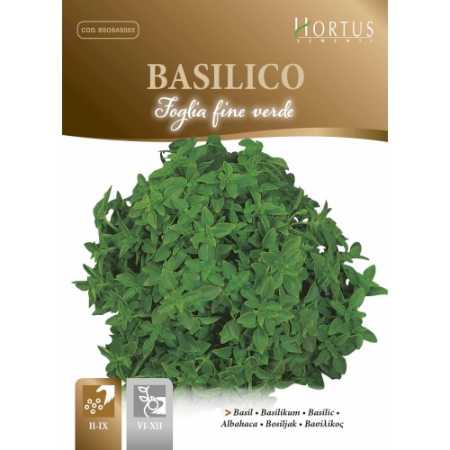 Босилек мини / Basilico foglia fine verde 