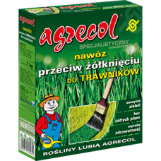 Agrecol - Тор за тревни площи против пожълтяване - 1 кг.