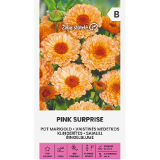 Цветя невен пинк сърпрайс / Calendula officinalis L. PINK SURPRISE 