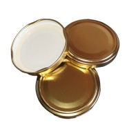 Капачки за буркани с винт ф 53 мм - златни