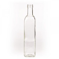 Стъклена бутилка за ракия + винтова капачка 500мл
