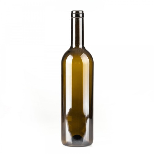 Стъклена бутилка за вино тъмно зелена 750мл