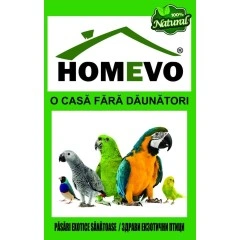 100% Натурален препарат за здрави екзотични птици Homevo pasari exotice sanatoase