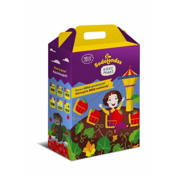 Комплект за деца - Забавление, знание и грижа в едно: Nelly Jelly комплектът учи децата как да отглеждат свои растения с усмивка! - Мега