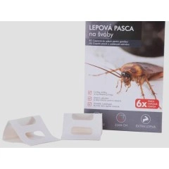 Капан с лепило за хлебарки, щурци и други нелетящи насекоми (6 броя капани)