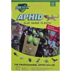 Лепливи жълти капани за листни въшки и летящи вредители – 10 броя