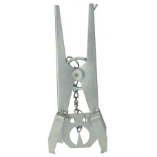 Метален галванизиран капан за къртици - 20х8 см