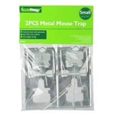 Метален капан за мишки - 10x5 см - 2 броя