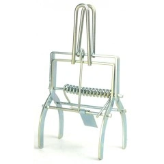 Метален поцинкован капан за къртици, плъхове и мишки - 20х15 см