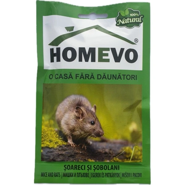 100% Натурален препарат за борба с Мишки и Плъхове Homevo
