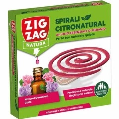 Спирали против комари Зиг Заг с Етерично масло от Гераниум Geranium