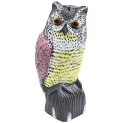 Стоящ бухал за отблъскване на птици 19 х 42 см