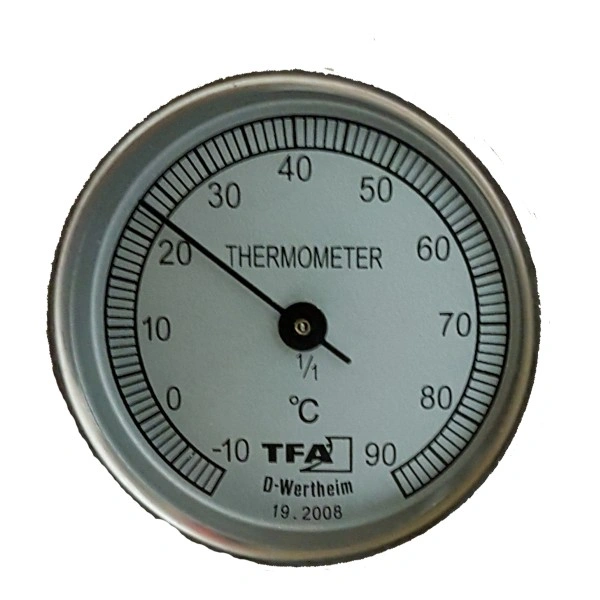 Термометър за почва или компост (метален)